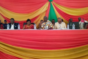 INAUGURATION OF THE FIFTH (5TH) ASSEMBLY OF AMANSIE CENTRAL DISTRICT ASSEMBLY AT NANA ADU DARKO COMMUNITY CENTRE, JACOBU