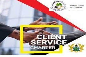 AMANSIE CENTRAL DISTRICT ASSEMBLY’S CLIENT SERVICE CHARTER, 2021.