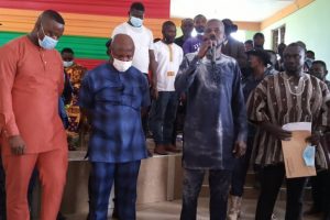 AMANSIE CENTRAL DISTRICT CONFIRMS THE NEW DISTRICT CHIEF EXECUTIVE ON 30TH SEPTEMBER, 2021 AT NANA ADU DARKO COMMUNITY CENTER.