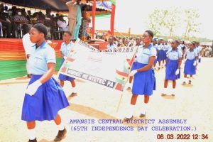 THE AMANSIE CENTRAL DISTRICT HELD 65TH INDEPENDENCE DAY CELEBRATION ON THE 6TH MARCH, 2022 AT JACOBU METHODIST SCHOOL PARK