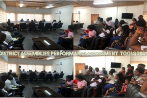 THE AMANSIE CENTRAL DISTRICT ASSEMBLY WAS ASSESSED BY DISTRICT ASSEMBLIES PERFORMANCE ASSESSMENT TOOL TEAM ON 9TH AUGUST, 2022 AT THE ASSEMBLY CONFERENCE HALL