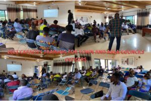 THE HUMAND RESOURCE DEPARTMENT OF AMANSIE CENTRAL DISTRICT ASSEMBLY ORGANISED A WORKSHOP FOR TOWN AND AREA COUNCIL OFFICERS ON 20TH SEPTEMBER, 2022 AT THE ASSEMBLY HALL