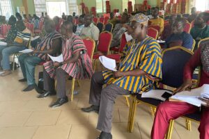 THE THIRD ORDINARY MEETING OF THE THIRD SESSION OF THE FIFTH ASSEMBLY OF AMANSIE CENTRAL DISTRICT ASSEMBLY ON THURSDAY 22ND DECEMBER, 2022 AT NANA ADU DARKO COMMUNITY CENTER.