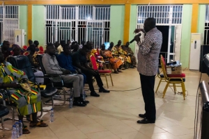 THE DEPUTY MINISTER OF LOCAL GOVERNMENT,DECENTRALIZATION & RURAL DEVELOPMENT, HON. COLLINS AUGUSTINE NTIM VISITED AMANSIE CENTRAL DISTRICT ASSEMBLY ON THE 12TH OF AUGUST, 2022.