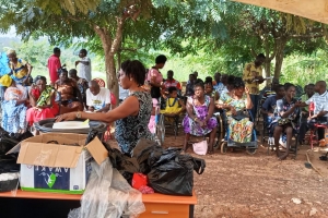 THE SOCIAL WELFARE AND COMMUNITY DEVELOPMENT IN COLLABORATION WITH BUSINESS ADVISORY CENTRE OF AMANSIE CNETRAL DISTRICT ASSEMBLY ORGANISED A TRAINING FOR THE DISABILITIES ON 8TH DECEMBER, 2022.