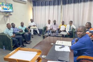 THE ACDA MANAGEMENT HELD A MEETING WITH DRIVERS OF AMANSIE CENTRAL DISTRICT ASSEMBLY ON THE 21ST FEBRUARY, 2023 AT THE DISTRICT COORDINATING DIRECTOR’S OFFICE.
