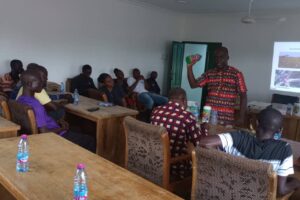 THE AGRIC DEPARTMENT IN ACDA ORGANISED A TRAINING ON PINEAPPLE PRODUCTION FOR FARMERS ON 4TH MAY, 2023