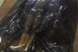 THE EXHUMATION CARRIED OUT AT FIANKOMA IN THE AMANSIE CENTRAL DISTRICT ON 22ND APRIL, 2023