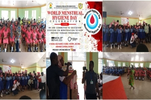 THE GHANA HEALTH DEPARTMENT IN COLLABORATION WITH GHANA EDUCATION OBSERVED THE WORLD MENSTRUAL HYGIENE DAY AT AMANSIE CENTRAL DISTRICT ON 29TH MAY, 2023.