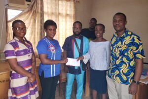 THE DONATION TO THE HEALTH DIRECTORATE TO SUPPORT PLHIV ON 28TH JULY, 2023
