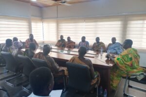 THE HON. DCE OF ACDA MET NANA AKWAMUHENE AND OTHER DIGNITARIES ON 15TH AUGUST, 2023.