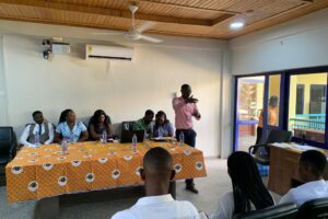 THE ORIENTATION FOR 2023/2024 NATIONAL SERVICE PERSONNEL AT AMANSIE CENTRAL DISTRICT ASSEMBLY’S CONFERENCE HALL ON THE 30TH JANUARY, 2024.