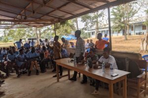 THE AMANSIE CENTRAL DISTRICT ASSEMBLY ORGANISED A HEALTH TALK PROGRAM ON THURSDAY, FEBRUARY 1ST, 2024 FOR TWEAPEASE SENIOR HIGH SCHOOL