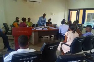 THE MONITORING TEAM FROM THE OFFICE OF LOCAL GOVERNMENT SERVICE CAME TO ASSESS AMANSIE CENTRAL DISTRICT ASSEMBLY’S 2023 PERFORMANCE CONTRACT ON 10TH APRIL, 2024.