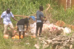 THE ENVIRONMENTAL OFFICE IN AMANSIE CENTRAL DISTRICT ASSEMBLY DISPOSED EXPIRED ITEMS ON THE 20TH OF MAY, 2024.