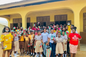 THE NATIONAL SERVICE PERSONNEL ASSOCIATION AT AMANSIE CENTRAL DISTRICT ORGANISED A SEMINAR ON TEENAGE PREGNANCY (PAD THE GIRL CHILD) ON 11TH OCTOBER 2024.
