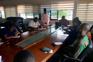 THE MANAGEMENT OF AMANSIE CENTRAL DISTRICT ASSEMBLY HELD A MEETING ON WEDNESDAY 21ST MAY, 2025 AT THE HON. DCE’s OFFICE.