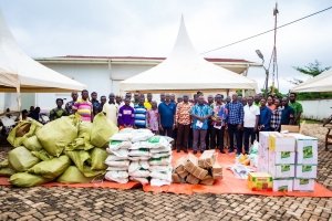 150 Farmers Receive Farm Inputs Support from the District Assembly
